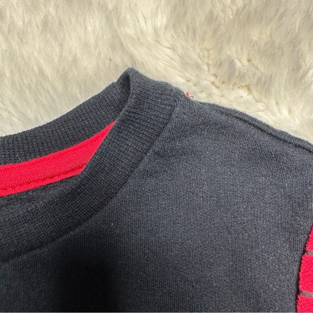 Nintendo Super Mario Sweatshirt Black & Red Size 5 - Picture 16 of 16